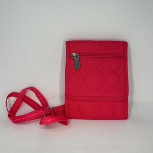 Thirty One Vary You Pink Small Crossbody Wallet Purse